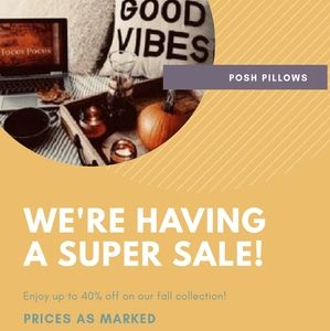 SALE - NEW FALL THROW PILLOWS